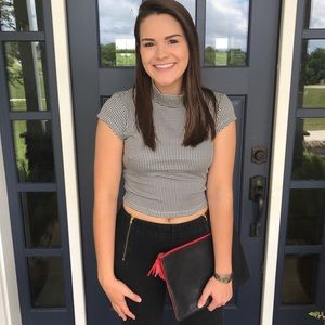 Express Curved Aztec Style Metal Cuff Bracelet